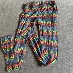 Victoria's Secret PINK Multicolor Waistband pj leggings
